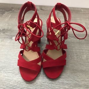 Red high heels